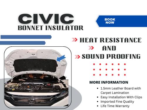 Buy Honda Civic Reborn Bonnet Insulator Heat Sound Proofing