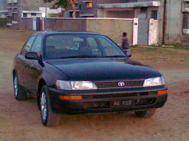 toyota corolla 1998 flat black