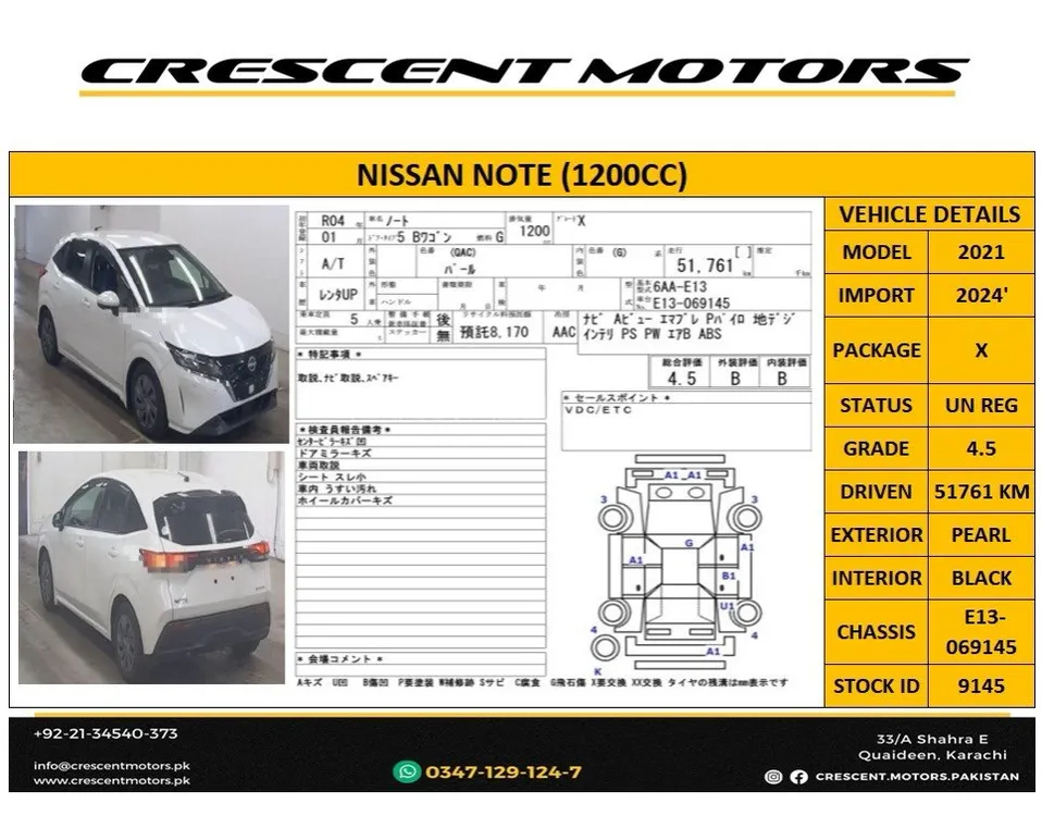 Nissan Note 2021 for Sale in Karachi Image-1