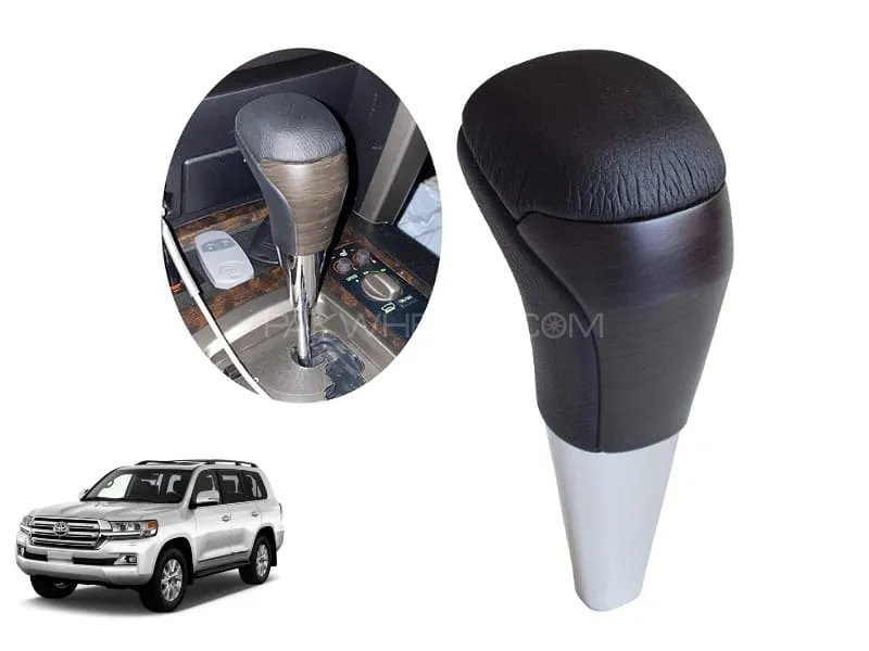 Toyota Land Cruiser V8 2015-2022 Automatic Transmission Brown Gear Knob Image-1