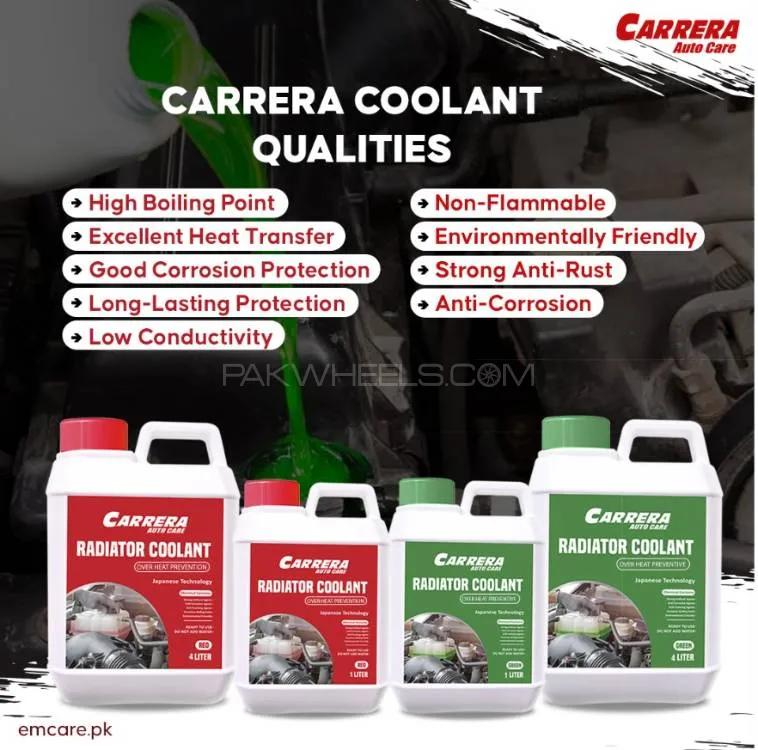 Carrera Long Life Green Coolant 4 Liter (Heat-Preventive) Carrera Long Life Green Coolant 4 Liter (Heat-Preventive) Image-3