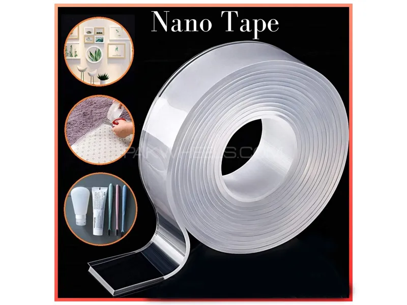 Extra Strong Double Sided Nano Tape 5 Meter Image-1