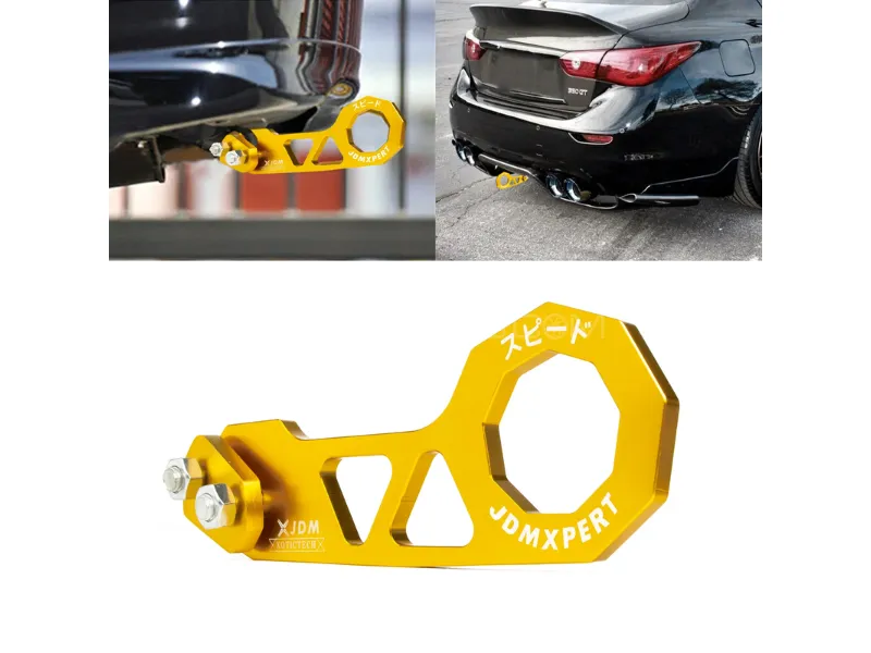 Auto Aluminum JDM Rear Tow Hook Kit Racing Style Trailer Towing Ring Decoration Car Accessories