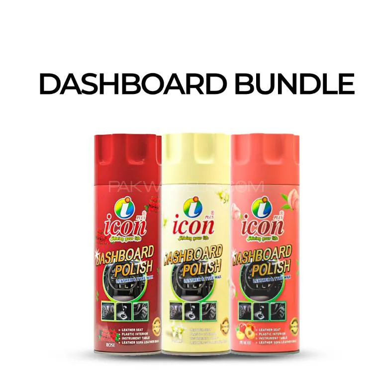 Icon Plus Interior Dashboard Spray Bundle 