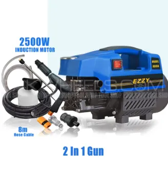 Ezzy High Pressure Washer 2 in 1 Gu-n 2500W - Induction Copper Motor - Water from Bucket & Tap Both  Image-1