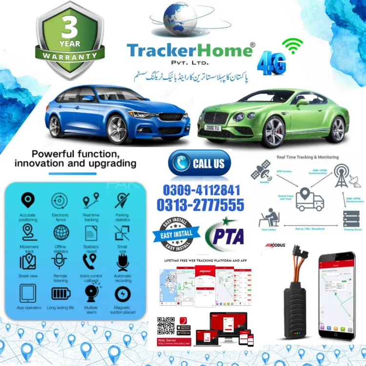 PTA APPROVED 4G Car Tracker  Stay in Control,No Matter Where Image-1