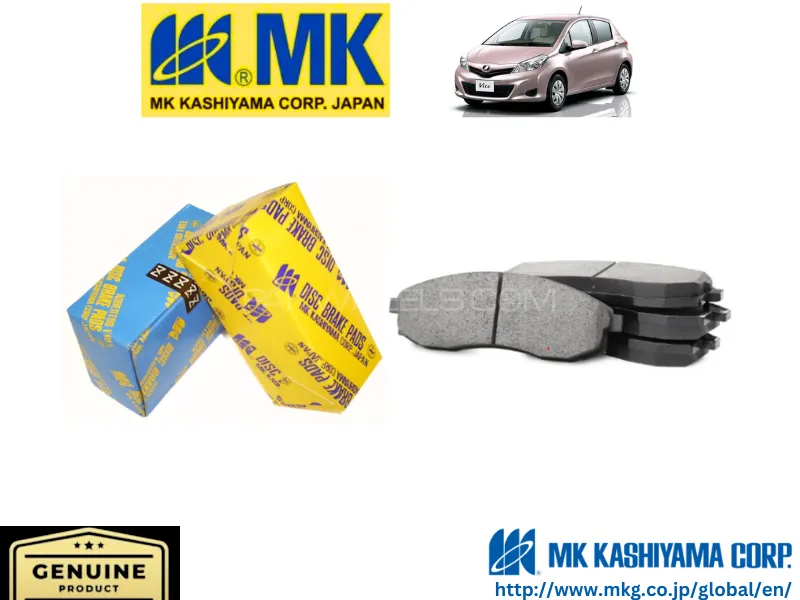 Toyota Vitz 2009-2014 MK JAPAN Front Disc Brake Pads Image-1