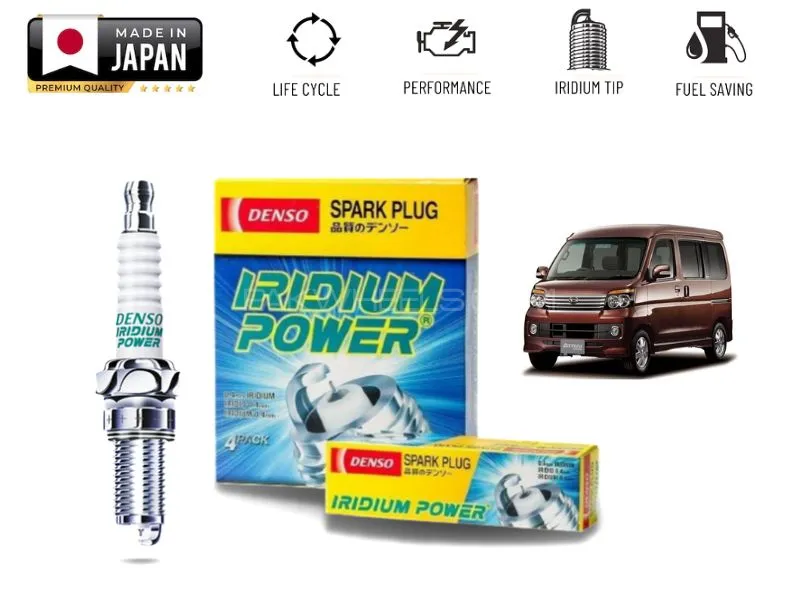 Daihatsu Atrai Wagon 2004-2021 Denso Iridium Spark Plug - 3 Pieces Made in Japan