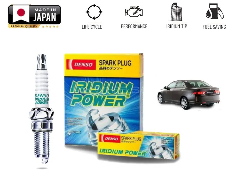 Honda Accord CL9 Denso Iridium Spark Plug - 4 Pieces Made in Japan