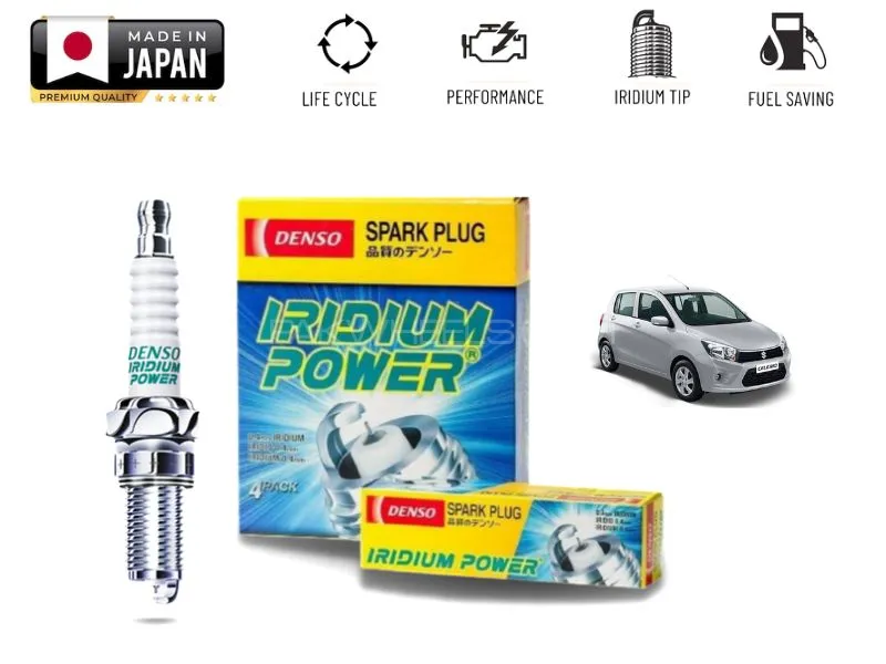 Suzuki Cultus Celerio 2017-2024 Denso Iridium Spark Plug - 3 Pieces Made in Japan