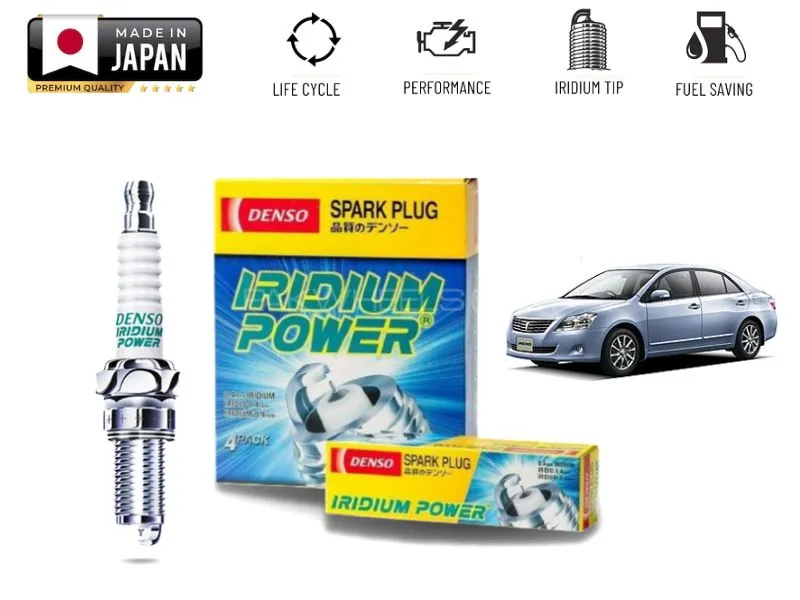 Toyota Premio 2001-2007 Denso Iridium Spark Plug - 4 Pieces Made in Japan