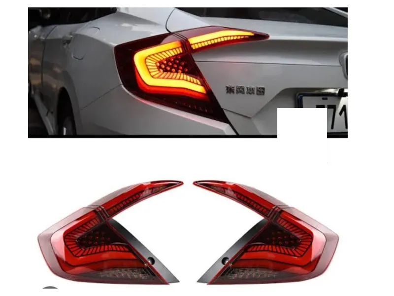 Honda Civic Tail Lamps Audi Lava Style 2016-2021