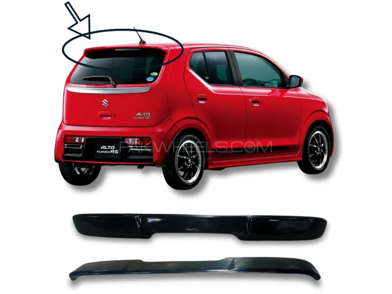 Suzuki Alto 660CC Back Roof Spoiler | Suzuki Alto 660CC Trunk Spoiler made of imported Fiber