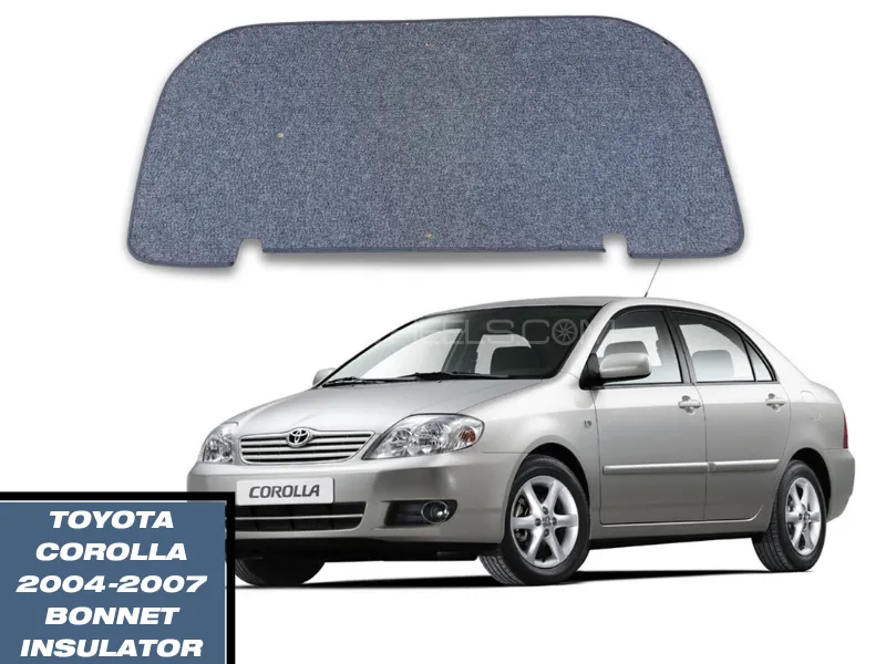 Bonnet Insulator with Clips for Toyota Corolla 2004 to 2007 Model | Toyota Corolla Bonnet Cover