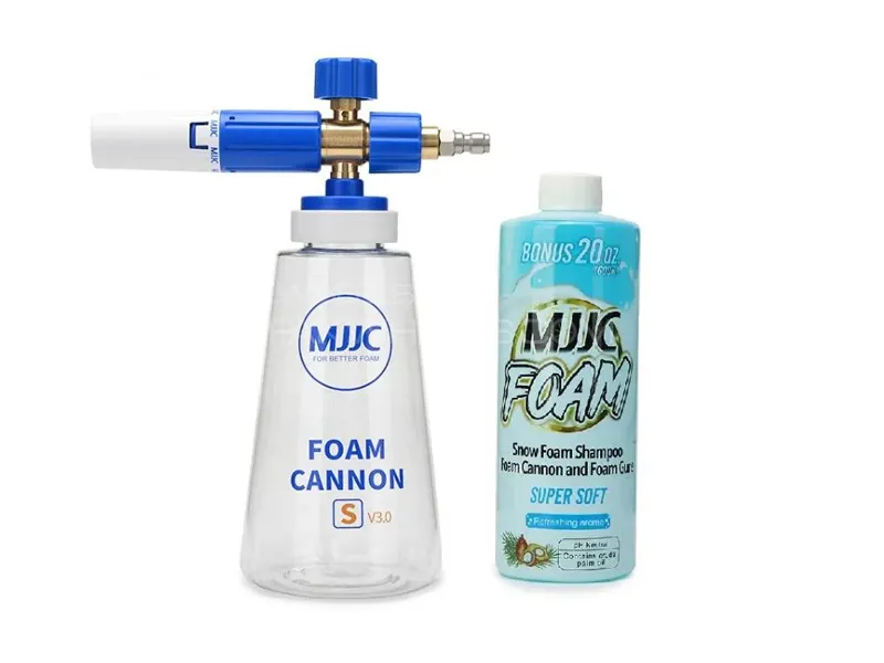 MJJC Premium Combo of Foam Cannon S V3.0 with 1/4″ Quick Connector and MJJC Foam 600ml