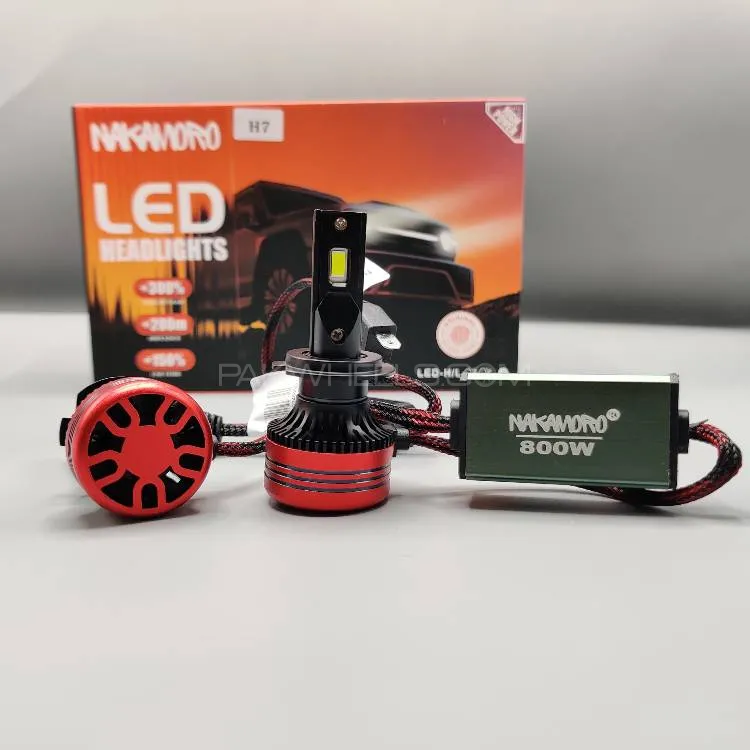 NAKAMORO LED Headlight Bulb Original H7 65 Watts 2 Pcs Set Image-1