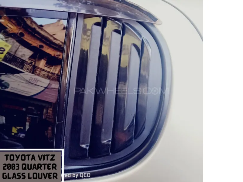 Toyota Vitz Quarter Glass Louvers Model 2003 | Lamborghini Style Vents for Toyota Vitz 2003 Model Image-1