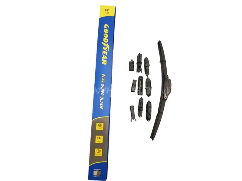 Goodyear Car Flat Wiper Blades For Toyota Vitz Silicone Blades Steak Free 28 inch 1pcs Image-1