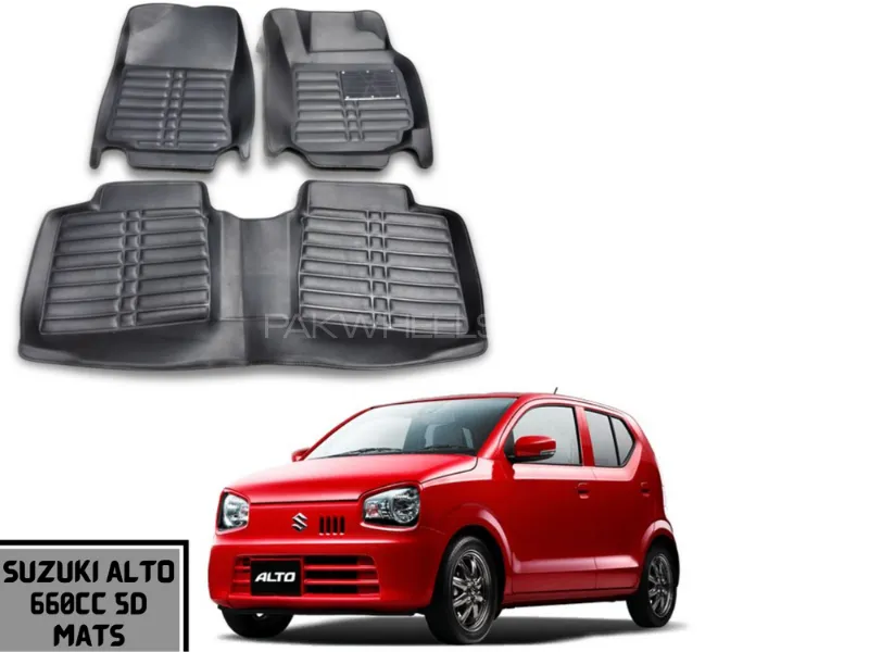 Premium Quality Customized 5D Car Floor Mats for Suzuki New Alto 660CC | Best Quality 5D Car Mats