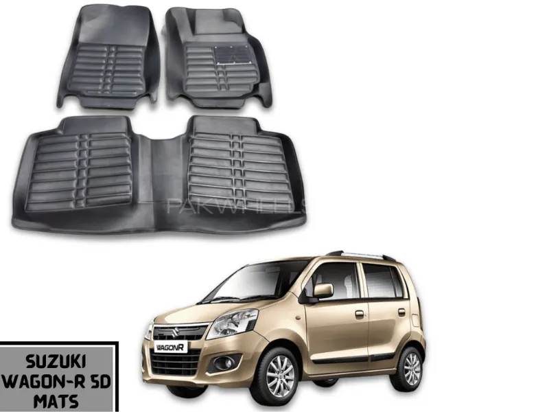 Premium Quality Customized 5D Car Floor Mats for Suzuki Wagon-R | Best Quality 5D Car Mats