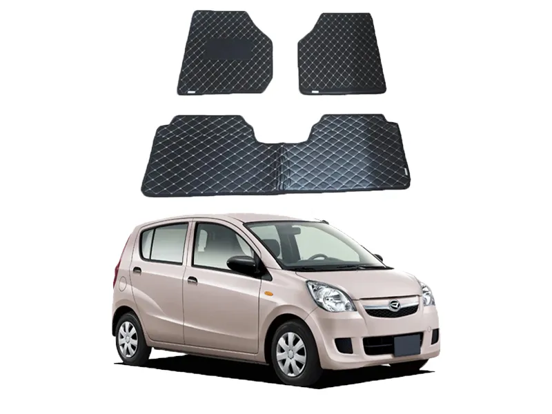 Daihatsu Mira 7D Floor Mat ( Flat Style ) - Model 2006-2018 | Fully Customized 7D Floor Mat Image-1