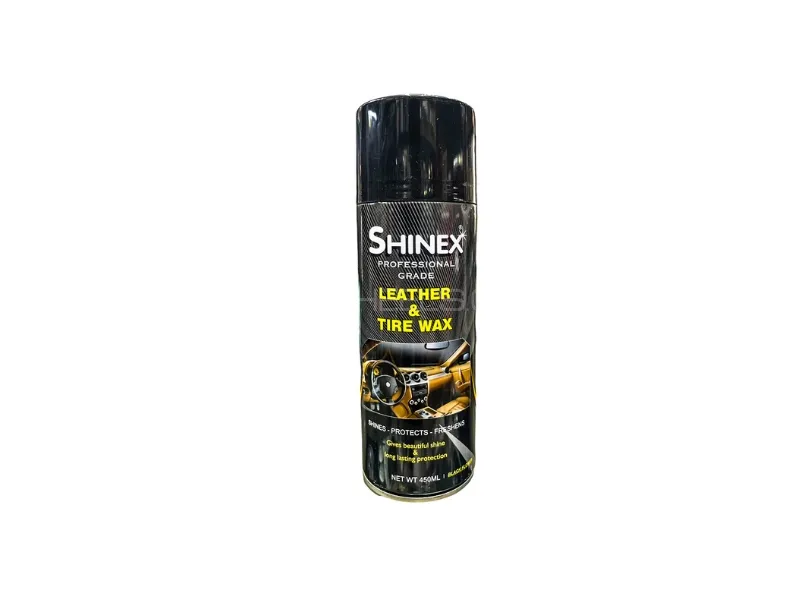 Shinex Leather And Tire Wax 450ML | Black Flower Image-1