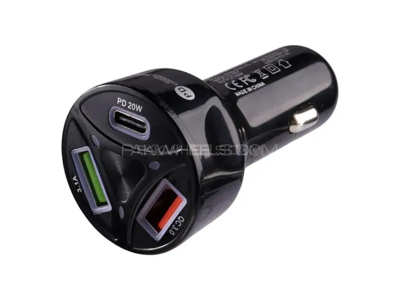 VITAL Super Fast Charger 55 W PD 3.0 Power Quick Charge For Car 1 Pc Image-1