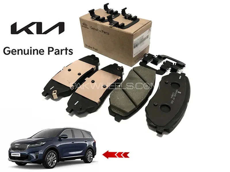 Genuine Brake Pads Rear Disc Side for KIA Sorento 2021-2024 Image-1