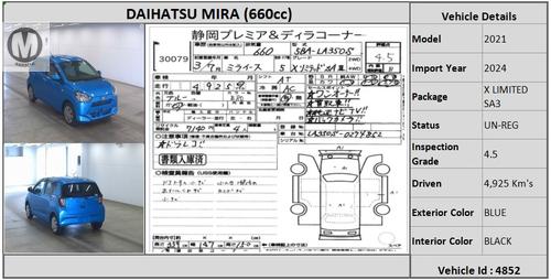 Used Daihatsu Mira 2021