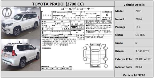 Used Toyota Prado 2021