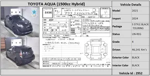 Toyota Aqua 2021 for Sale