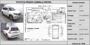 Toyota Prado 2019 for Sale