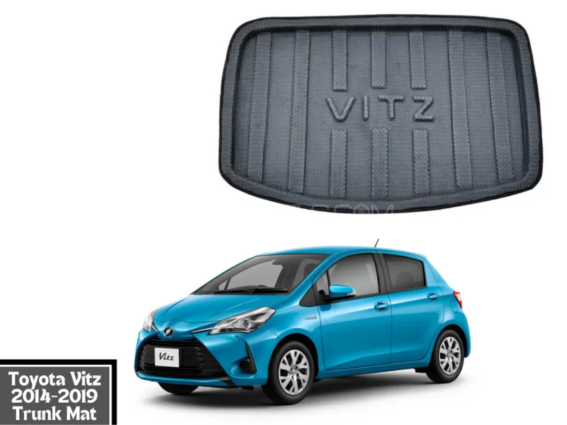 Best Quality Foam Material Toyota Vitz 2014-2019 Trunk Mat | Trunk Tray for Toyota Vitz Best Quality Image-1