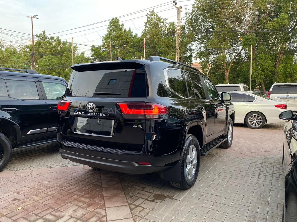 Land Cruiser AX LC300
Model: 2023
3.5L Twin Turbo Petrol
Zero Meter 
Unregistered 
Fresh import 

*Original TV + 4 cameras 
*Fingerprint Start 
*7 Seater 
*Power seat 
*Sunroof

Calling and Visiting Hours

Monday to Saturday

11:00 AM to 7:00 PM