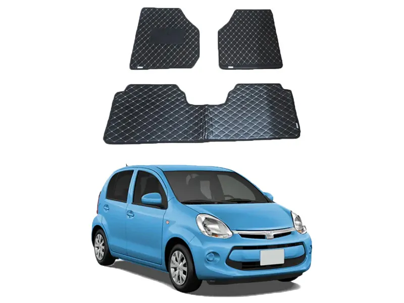 Toyota Passo 7D Floor Mat ( Flat Style ) - Model 2011-2016 | Fully Customized 7D Floor Mat Image-1