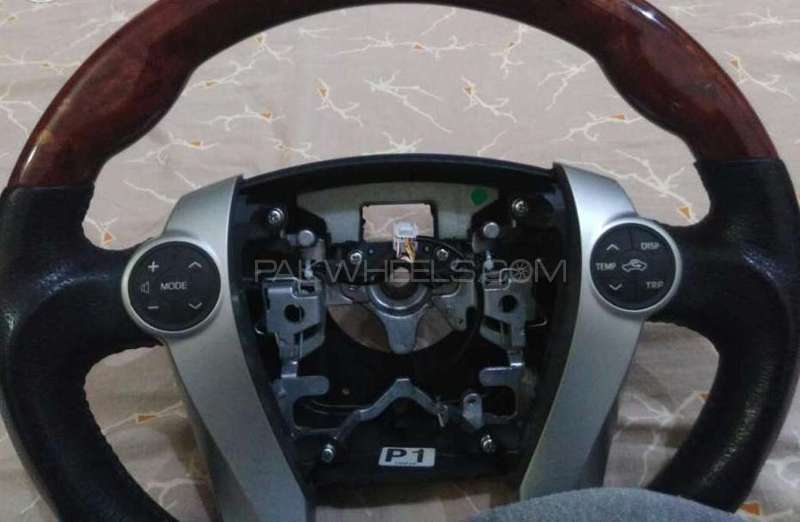 PriusAquaPrius Alpha special woodenLeather steering Image-1