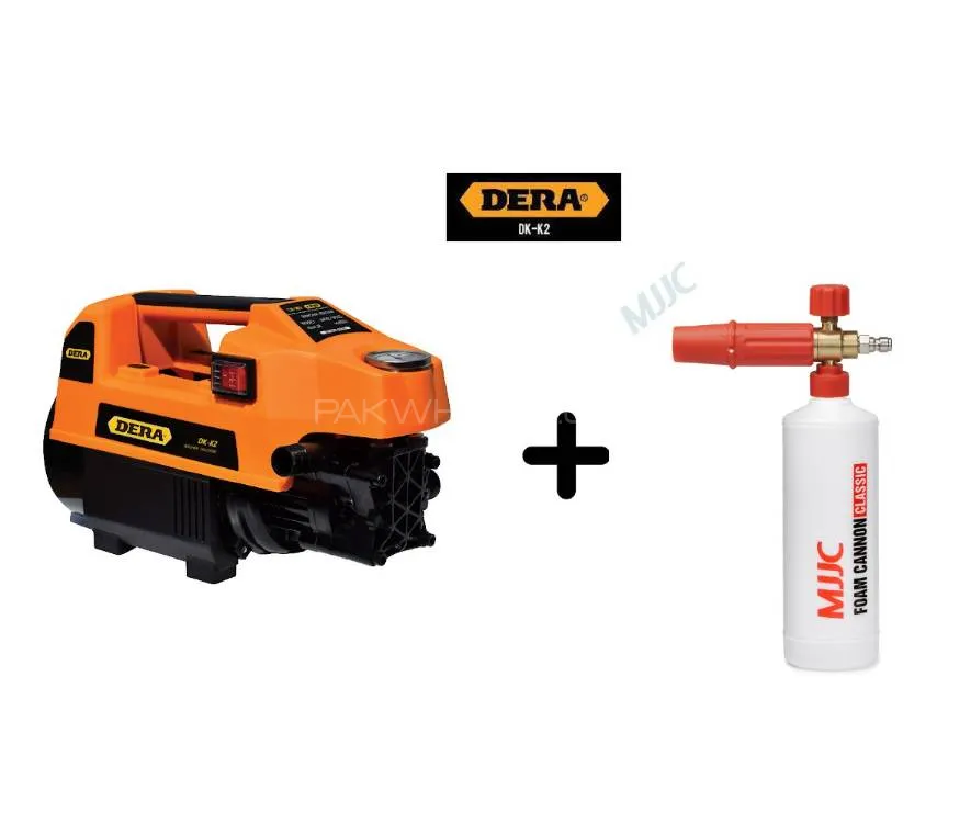 DERA Pressure Washer - DK-K2 - 150Bar With MJJC Classic Foam Cannon  - 100 % Copper Winding Image-1