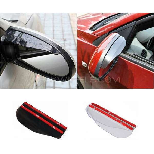 2 pcs lot car universal rain shield rear mirror cover Image-1
