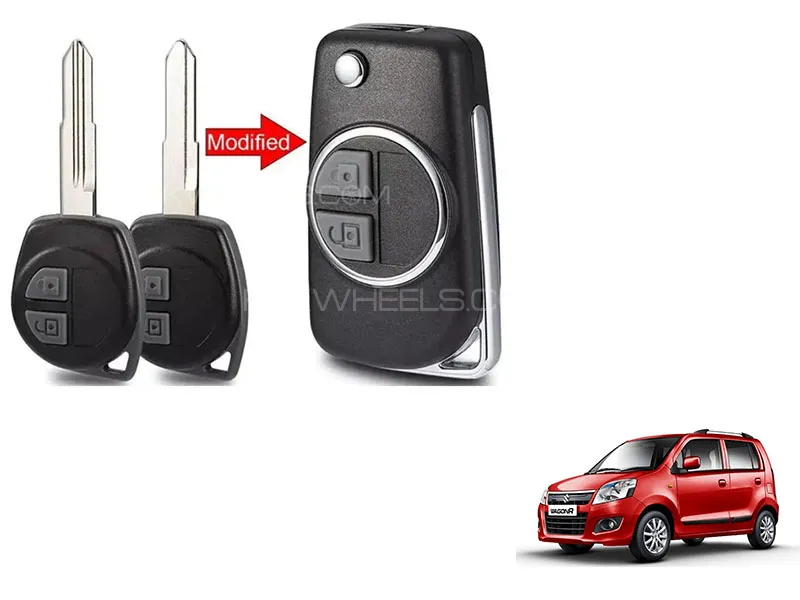 Suzuki Wagon R 2014-2024 Folding Knife Key | Key Case Image-1