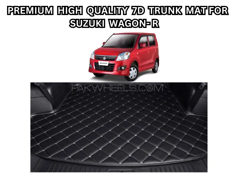 Premium High-Quality 7D Trunk Mat for Suzuki Wagon-R Image-1