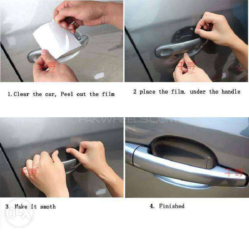 8 Pcs offer Universal Invisible Car 2Door Handle Scratches Image-1