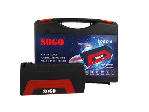 Slide sogo high power car jump starter power bank station red 109175938