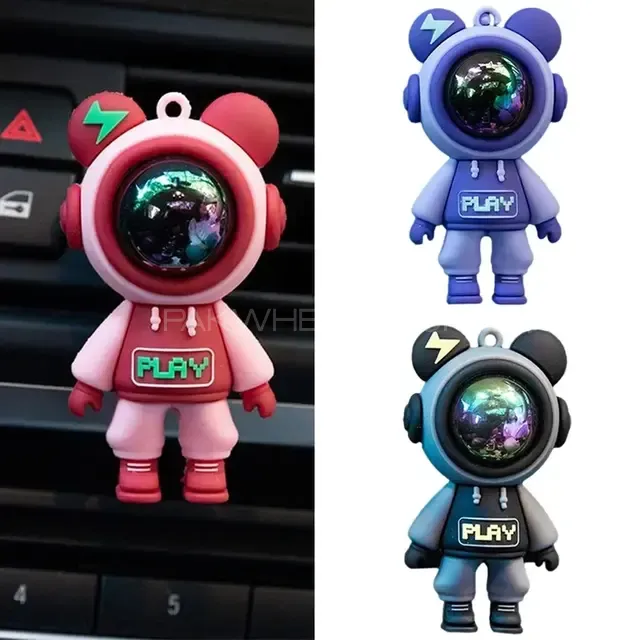 Cartoon Astronaut Car Air Vent Decoration Perfume Clip Cartoon Astronaut Car Air Vent Decoration Perfume Clip Image-3