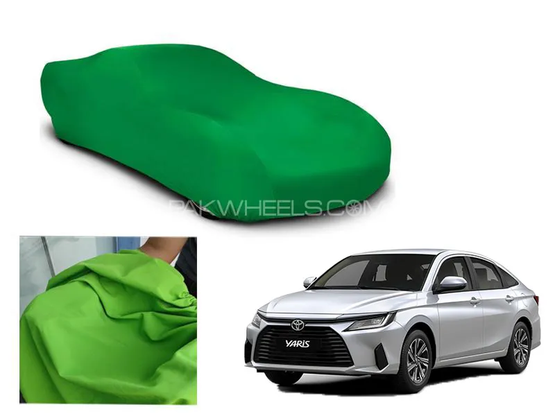 Toyota Yaris New 2022-2024 Microfiber Coated Anti Scratch And Anti Swirls Water Resistant Top Cover  Image-1