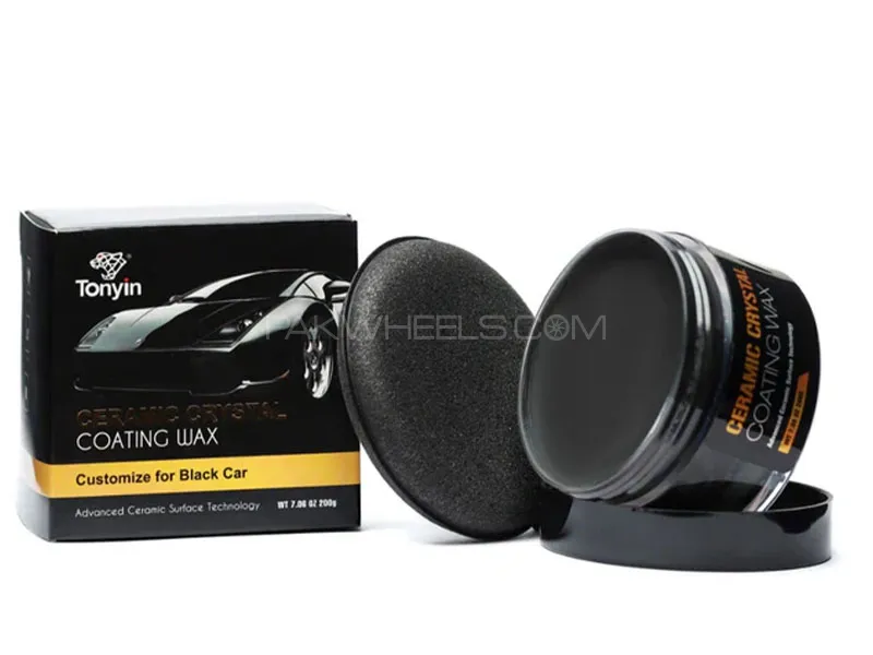 Advanced CERAMIC CRYSTAL COATING WAX (Black Car wax) 200g Image-1