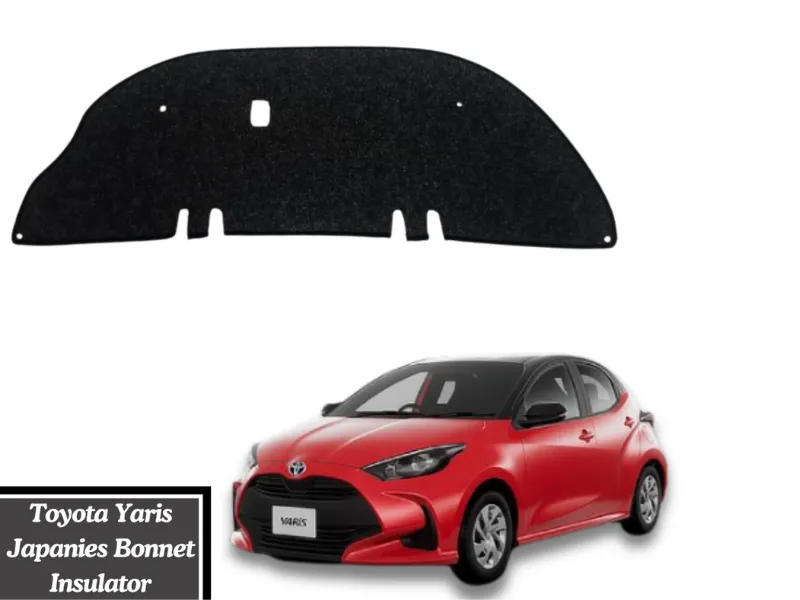 Bonnet Insulator with Clips for Toyota Yaris Japanese | Toyota Yaris Bonnet Cover | Bonnet Insulator Image-1
