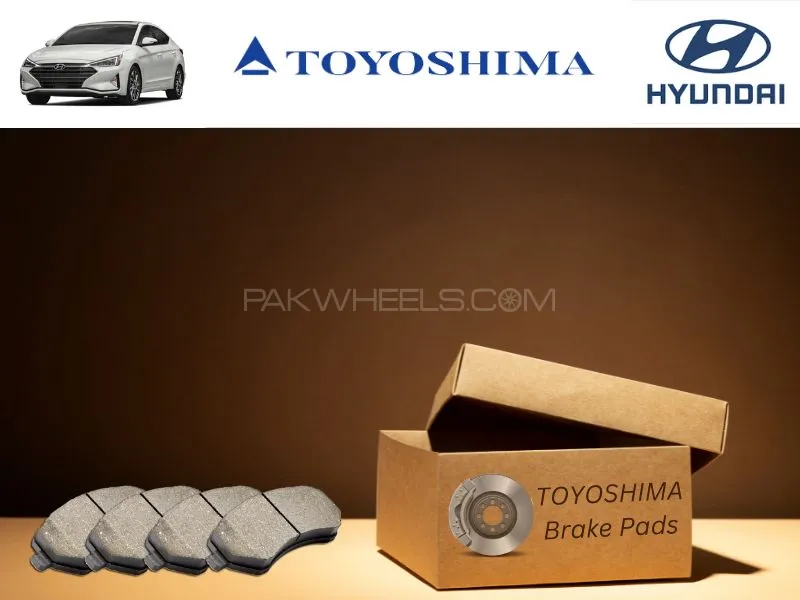 Hyundai Elantra 2017-2024 Toyoshima Front Brake Pads - Premium Brand Image-1