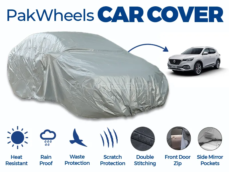 PakWheels Top Cover For MG HS Double Stitched PVC Cotton Image-1