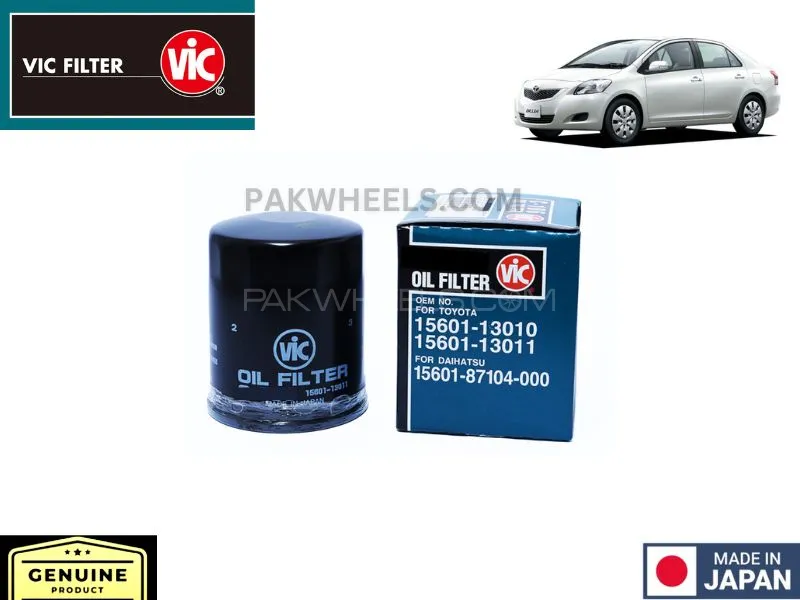 Toyota Belta 2005-2012 VIC Oil Filter - Made in Japan Image-1