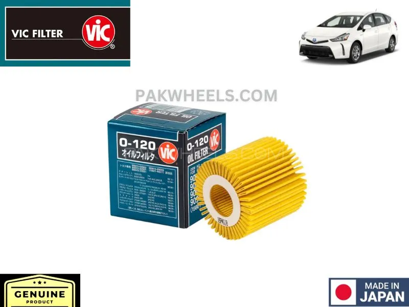 Toyota Prius Alpha 2011-2022 VIC Oil Filter - Made in Japan Image-1